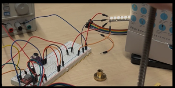 Breadboard prototype of the Bionic Bulb electronics
