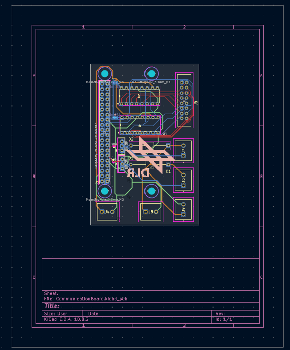 Communication Board routing